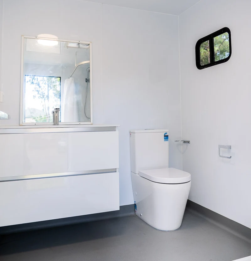 mobile bathroom for outdoor events